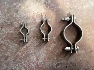 不銹鋼雙孔管夾